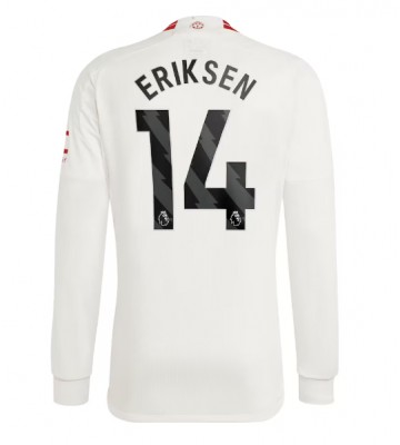 Manchester United Christian Eriksen #14 Koszulka Trzecich 2023-24 Długi Rękaw
